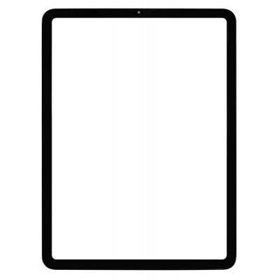 Replacement Front Glass For Apple Ipad Air 2020 Black By - Maxbhi Com