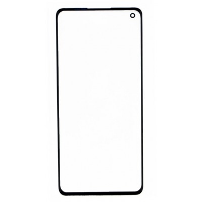 Replacement Front Glass For Oppo Reno 4 Pro Black By - Maxbhi Com