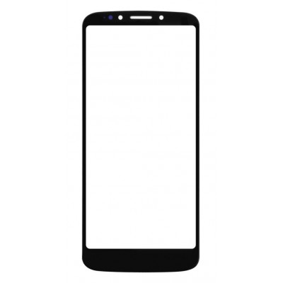 Replacement Front Glass For Motorola Moto E5 Black By - Maxbhi Com