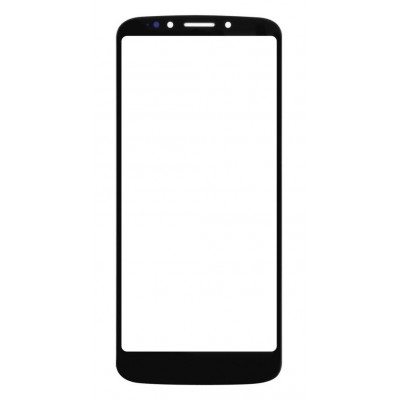 Replacement Front Glass For Motorola Moto E5 Grey By - Maxbhi Com
