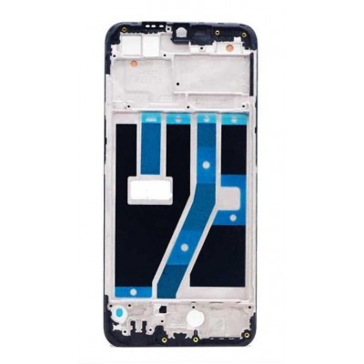 Lcd Frame Middle Chassis For Realme C2 Black By - Maxbhi Com