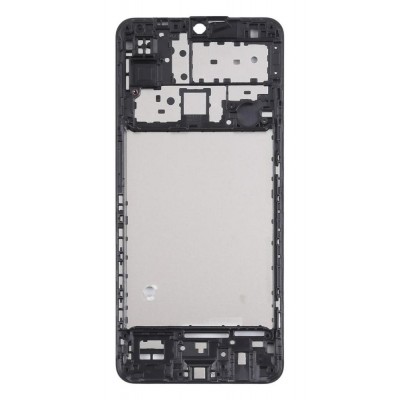 Lcd Frame Middle Chassis For Samsung Galaxy M12 Black By - Maxbhi Com