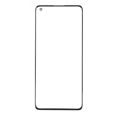 Replacement Front Glass For Oneplus 8 Pro Black By - Maxbhi Com
