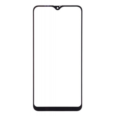 Replacement Front Glass For Samsung Galaxy A10 Black By - Maxbhi Com
