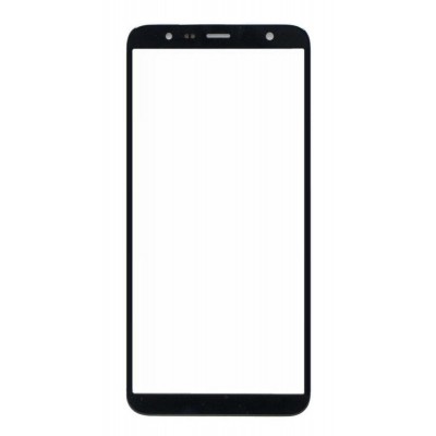 Replacement Front Glass For Samsung Galaxy J4 Plus Black By - Maxbhi Com