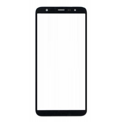 Replacement Front Glass For Samsung Galaxy J4 Plus Black By - Maxbhi Com