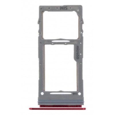 Sim Card Holder Tray For Samsung Galaxy Note 10 Lite Red - Maxbhi Com