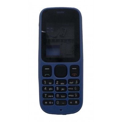 Housing For Nokia 100 Ocean Blue Phantom Black - Maxbhi Com