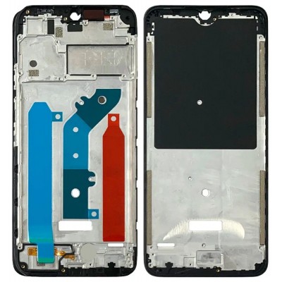 Lcd Frame Middle Chassis For Infinix Smart 6 White By - Maxbhi Com