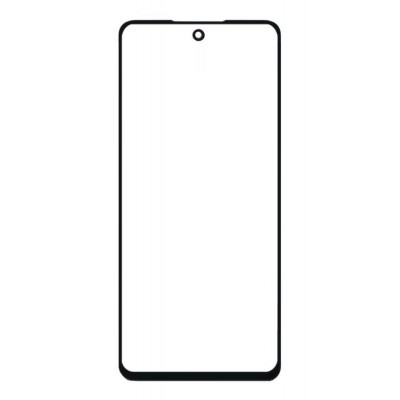 Replacement Front Glass For Tecno Camon 17 Black By - Maxbhi Com