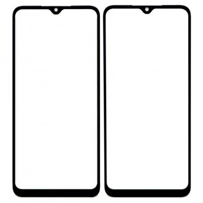 Replacement Front Glass For Xiaomi Redmi 10a Black By - Maxbhi Com