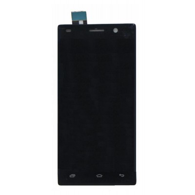 Lcd With Touch Screen For Intex Aqua Power Plus Black By - Maxbhi Com