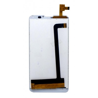 Lcd With Touch Screen For Micromax A111 Canvas Doodle White By - Maxbhi Com