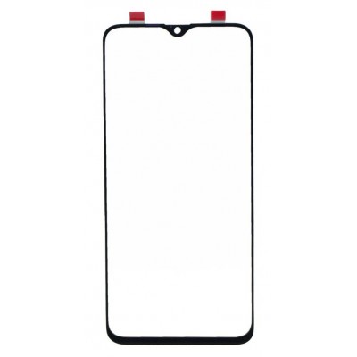 Replacement Front Glass For Realme X2 Black By - Maxbhi Com