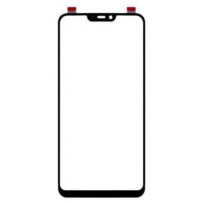 Replacement Front Glass For Vivo Y81 Black By - Maxbhi Com