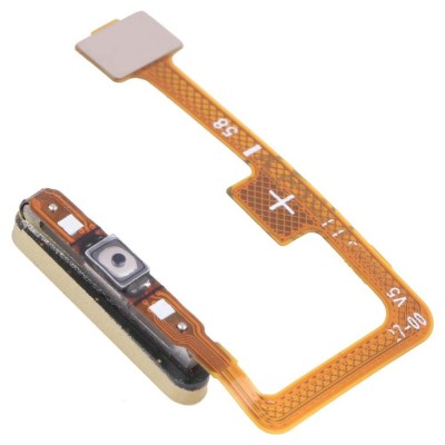 Fingerprint Sensor Flex Cable For Xiaomi 11 Lite 5g Ne Black By - Maxbhi Com