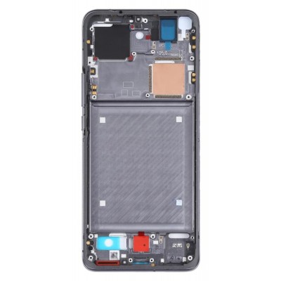 Lcd Frame Middle Chassis For Xiaomi Mi 11 Pro Black By - Maxbhi Com