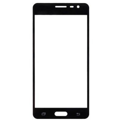 Replacement Front Glass For Samsung Galaxy J3 Pro Black By - Maxbhi Com
