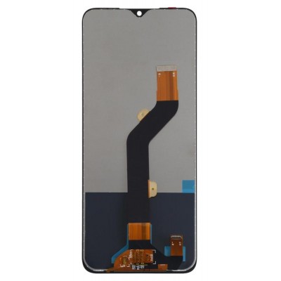 Lcd With Touch Screen For Infinix Hot 10t Black By - Maxbhi Com