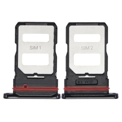 Sim Card Holder Tray For Xiaomi 12 Pro Black - Maxbhi Com