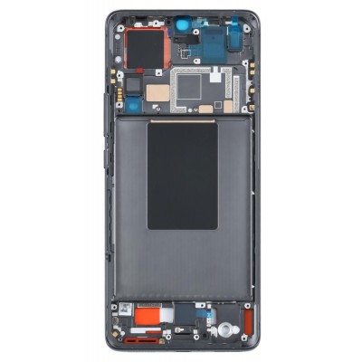 Lcd Frame Middle Chassis For Xiaomi 12 Pro Black By - Maxbhi Com