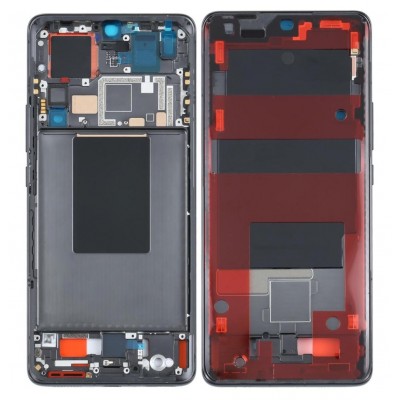 Lcd Frame Middle Chassis For Xiaomi 12 Pro White By - Maxbhi Com