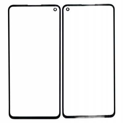 Replacement Front Glass For Realme Gt 2 Black By - Maxbhi Com
