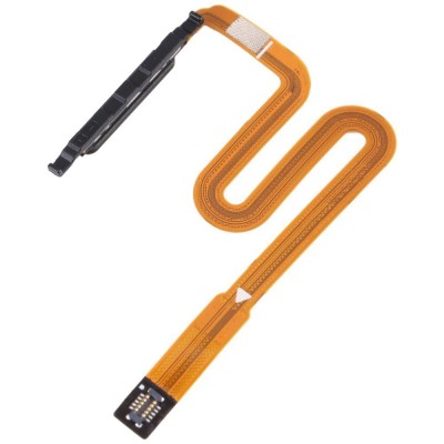 Fingerprint Sensor Flex Cable For Samsung Galaxy A03s Black By - Maxbhi Com