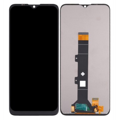 Lcd With Touch Screen For Motorola Moto E20 White By - Maxbhi Com