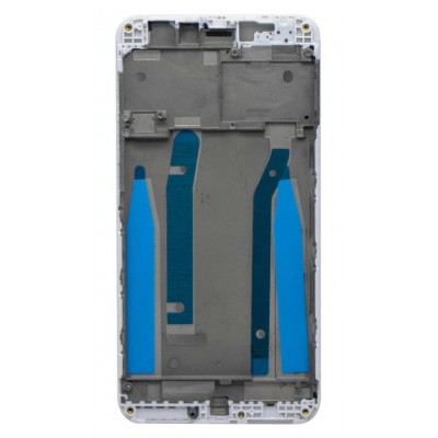Lcd Frame Middle Chassis For Xiaomi Redmi 4x 32gb White By - Maxbhi Com