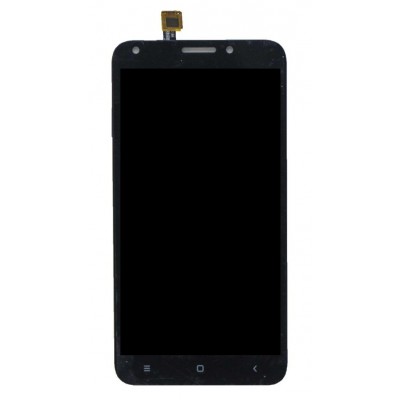 Lcd With Touch Screen For Intex Aqua Strong 5 2 Black By - Maxbhi Com