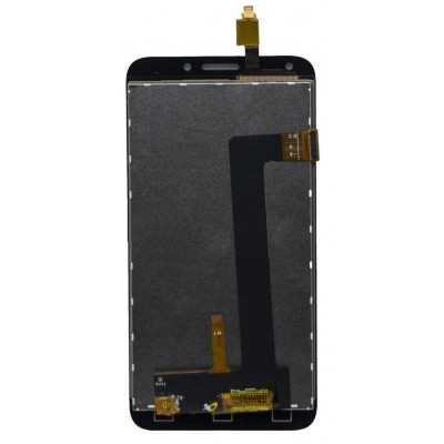 Lcd With Touch Screen For Intex Aqua Strong 5 2 Black By - Maxbhi Com