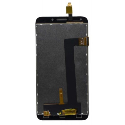 Lcd With Touch Screen For Intex Aqua Strong 5 2 White By - Maxbhi Com