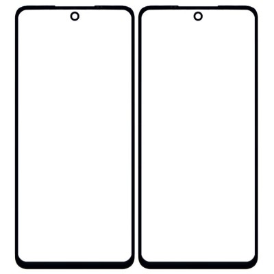 Replacement Front Glass For Xiaomi Redmi Note 11 Black By - Maxbhi Com