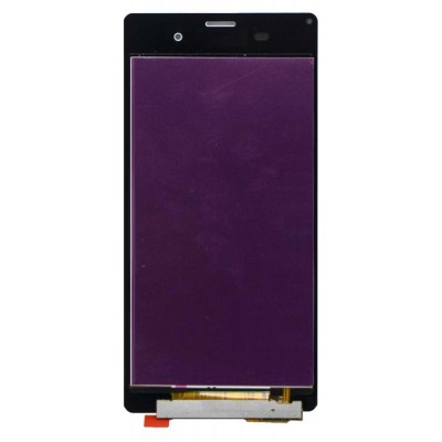 Lcd With Touch Screen For Sony Xperia Z3 Dual D6633 Black By - Maxbhi Com