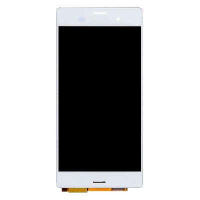 Lcd With Touch Screen For Sony Xperia Z3 Dual D6633 White By - Maxbhi Com