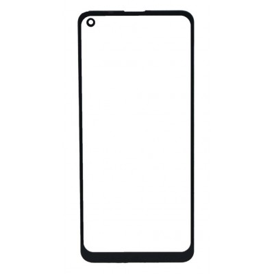 Replacement Front Glass For Lg W41 Black By - Maxbhi Com