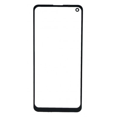 Replacement Front Glass For Lg W41 Black By - Maxbhi Com
