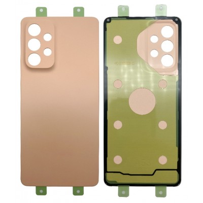 Back Panel Cover For Samsung Galaxy A33 5g Peach - Maxbhi Com