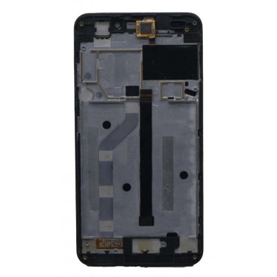 Lcd With Touch Screen For Lyf Water 7s Black By - Maxbhi Com