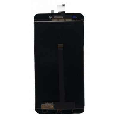 Lcd With Touch Screen For Lyf Water 7s White By - Maxbhi Com