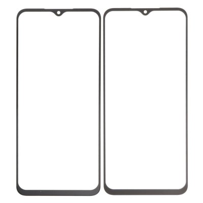 Replacement Front Glass For Samsung Galaxy A23 Black By - Maxbhi Com