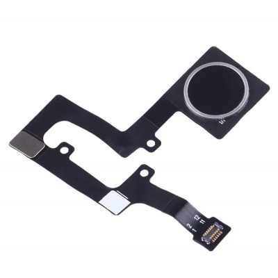 Fingerprint Sensor Flex Cable for Nokia 7.1 Plus Silver by Maxbhi.com