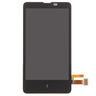 LCD with Touch Screen for Nokia X Plus Dual SIM RM-1053 - Cyan by Maxbhi.com