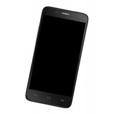 Lcd Frame Middle Chassis For Alcatel Idol S Ot6034y Black By - Maxbhi Com