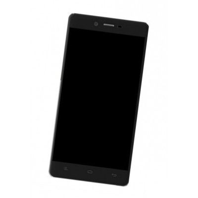 Lcd Frame Middle Chassis For Qmobile Noir E3 Dual White By - Maxbhi Com