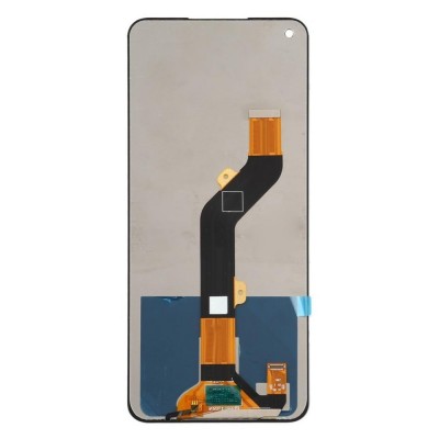 Lcd With Touch Screen For Tecno Camon 16 White By - Maxbhi Com