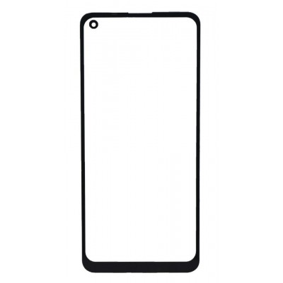 Replacement Front Glass For Lg W41 Pro Black By - Maxbhi Com