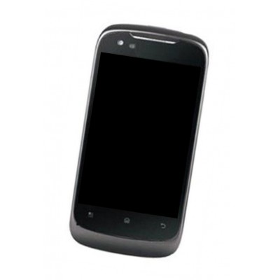 Lcd Frame Middle Chassis For Lenovo A500 White By - Maxbhi Com