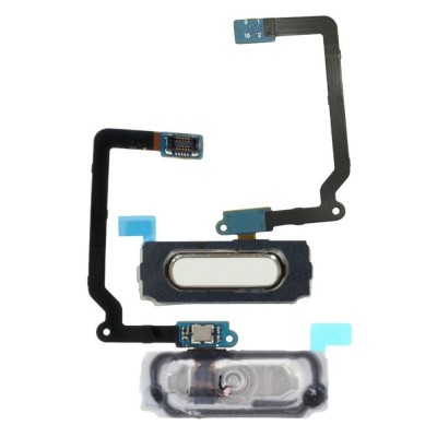 Fingerprint Sensor Flex Cable For Samsung Galaxy S5 Duos Smg900fd White By - Maxbhi Com